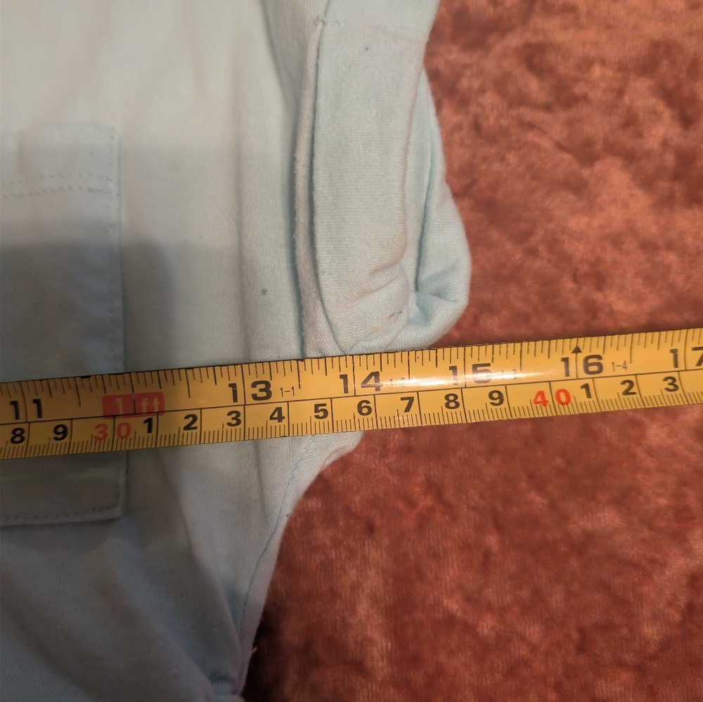 🟣 No Boundaries Light Teal Casual Top With Tie Sides - Picture 6 of 7